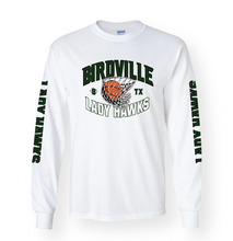 Load image into Gallery viewer, Lady Ballers Unisex LS Tee in White