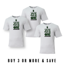 Load image into Gallery viewer, Play As One Official Practice Unisex SS DriFit Tee in White