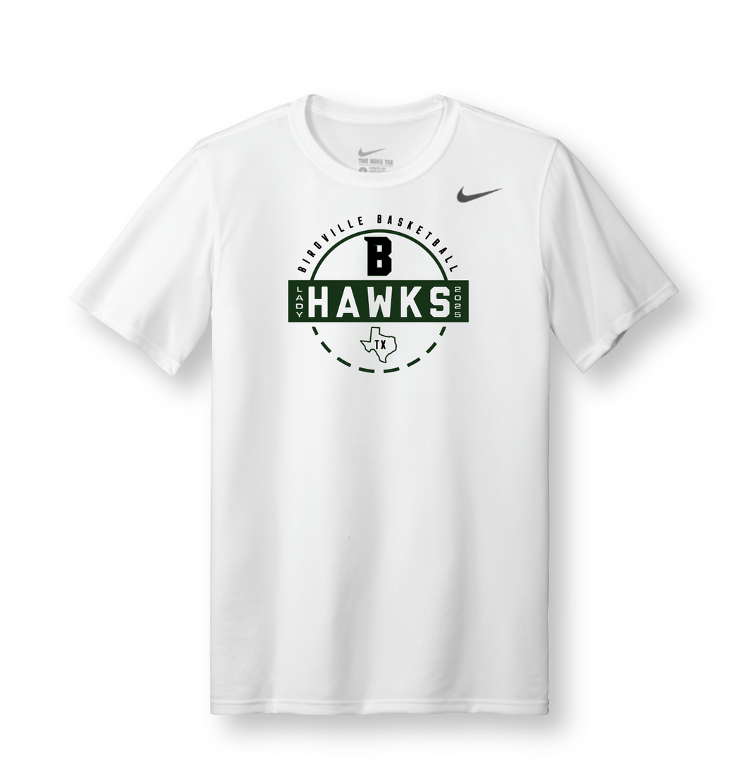 Big Key Unisex SS DriFit Tee in White by Nike