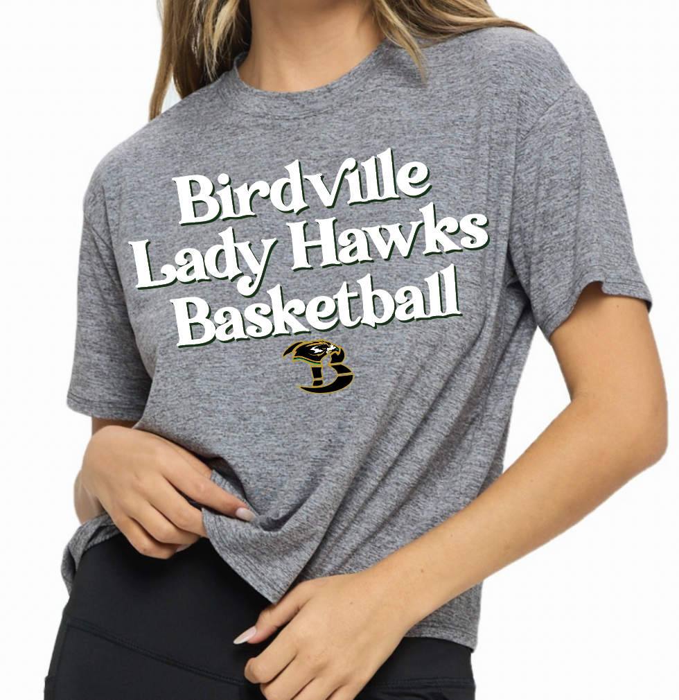 Headliner SS Cropped Boxy Tee in Grey Htr