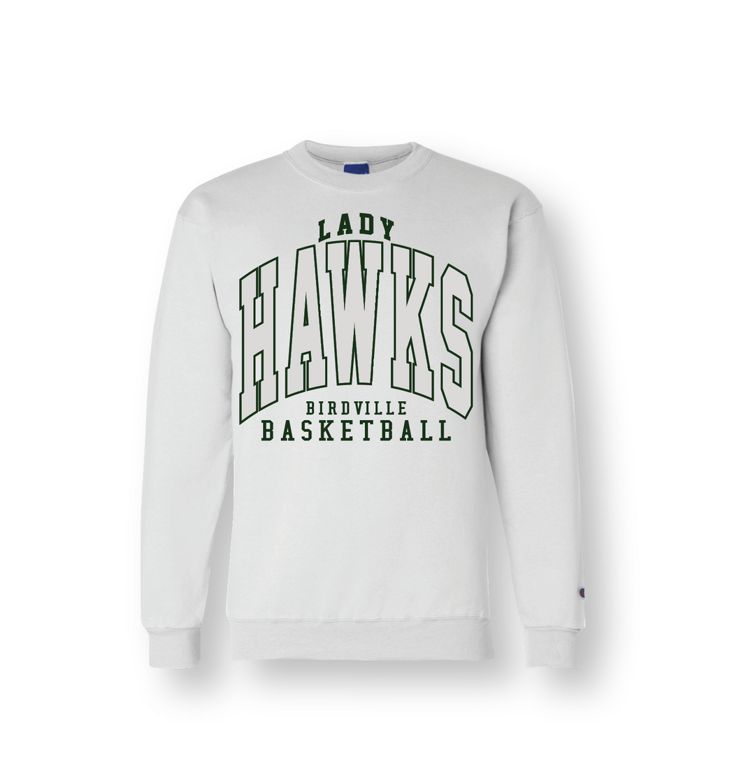 Hawkeye Crew Sweatshirt in White by Champion