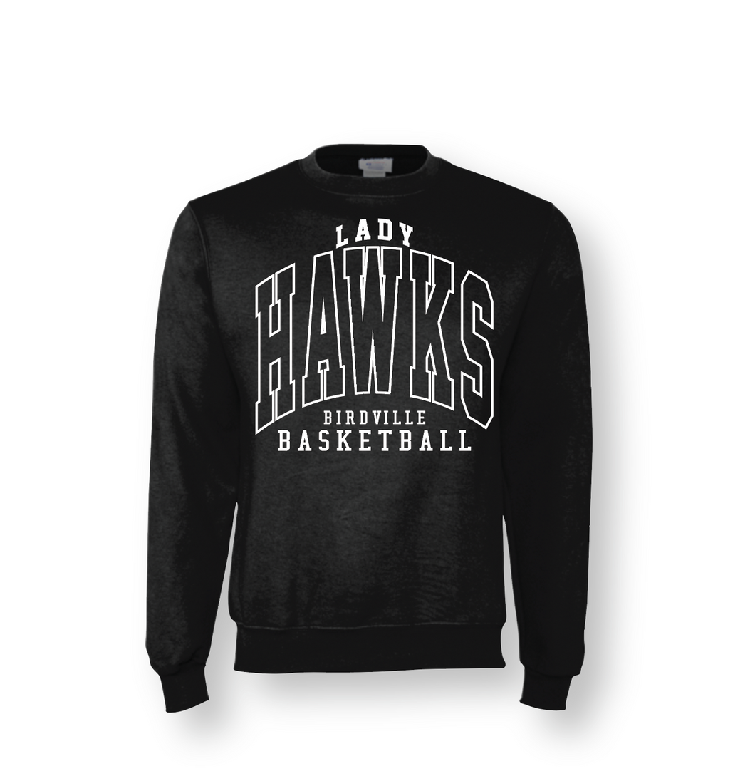 Hawkeye Crew Sweatshirt in Black by Champion
