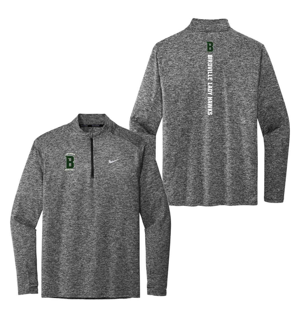 Represent DriFit Half-zip in Black Htr by Nike